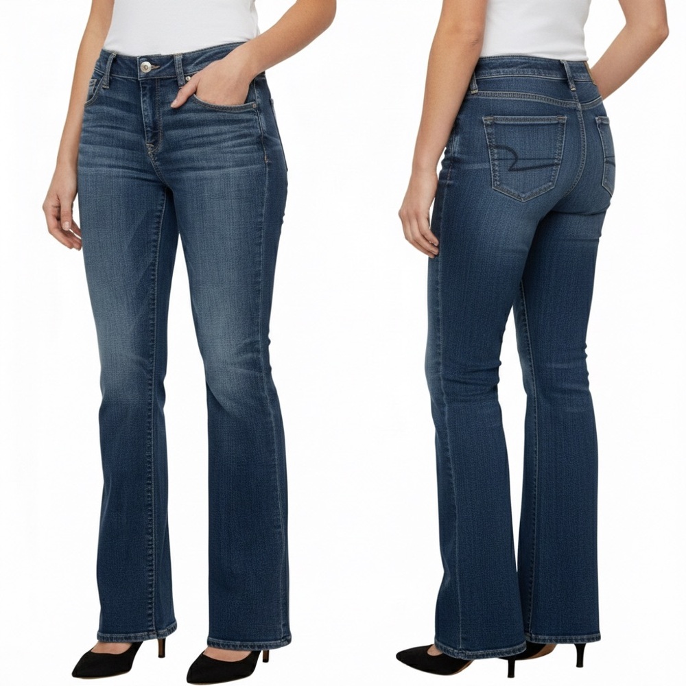 American Eagle Outfitters Dark Blue Boot Cut Jeans
